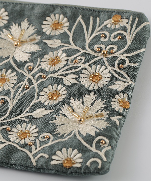 ビーズ刺繍ポーチL｜KANKAN ONLINE SHOP【公式】