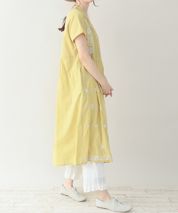 30%OFF】ラクノウ刺繍コットンシャツワンピース｜KANKAN ONLINE SHOP 