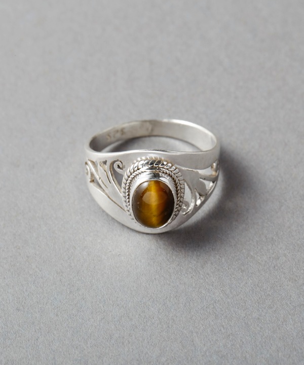 silver 18K リング　13号 13号】シルバーリング タイガーアイ ｜KANKAN ONLINE SHOP【公式】