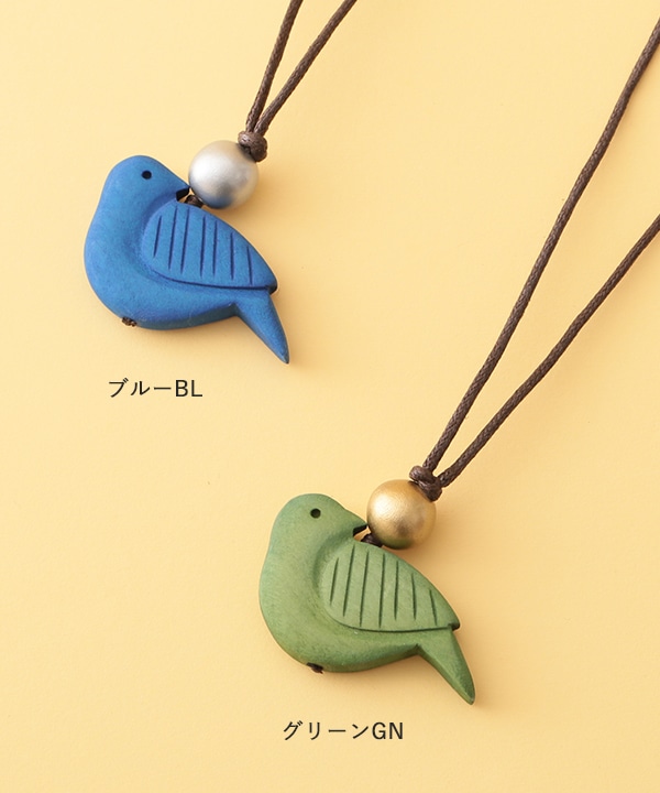 kinone 木製 鳥モチーフ ネックレス kinone 木製 鳥モチーフ ネックレス