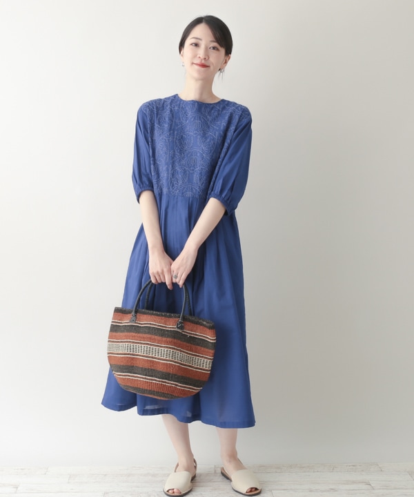 【gentil】赤ワンピース2931 楽天市場】ワンピース シワになりにくい Aライン コットンタッチ