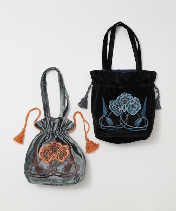 30％OFF】フラワー刺繍巾着トート｜KANKAN ONLINE SHOP【公式】