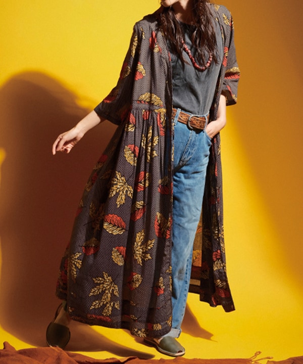 アフリカンプリントカシュクールワンピース｜KANKAN ONLINE SHOP