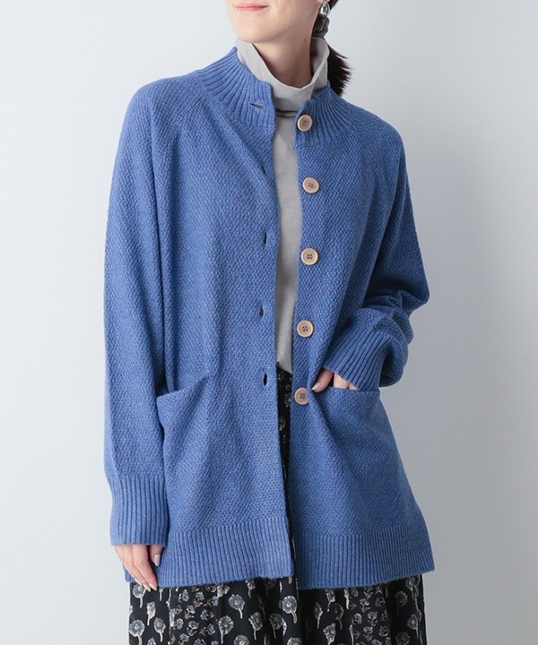 30％OFF】カシミアタッチかのこ編みニットカーディガン｜KANKAN ONLINE