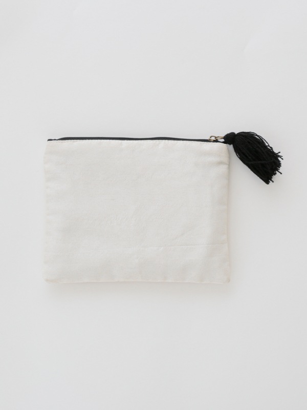 レオパード刺繍ポーチ Lサイズ※画像下｜KANKAN ONLINE SHOP【公式】