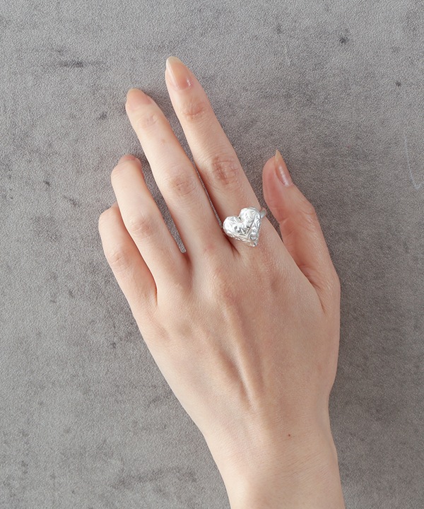 ハートモチーフ シルバーリング カレンシルバー リング（ハートモチーフ） ｜KANKAN ONLINE SHOP【公式】