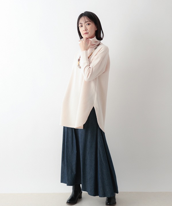 40％OFF】起毛ワッフルカットソータートルT-SH｜KANKAN ONLINE SHOP