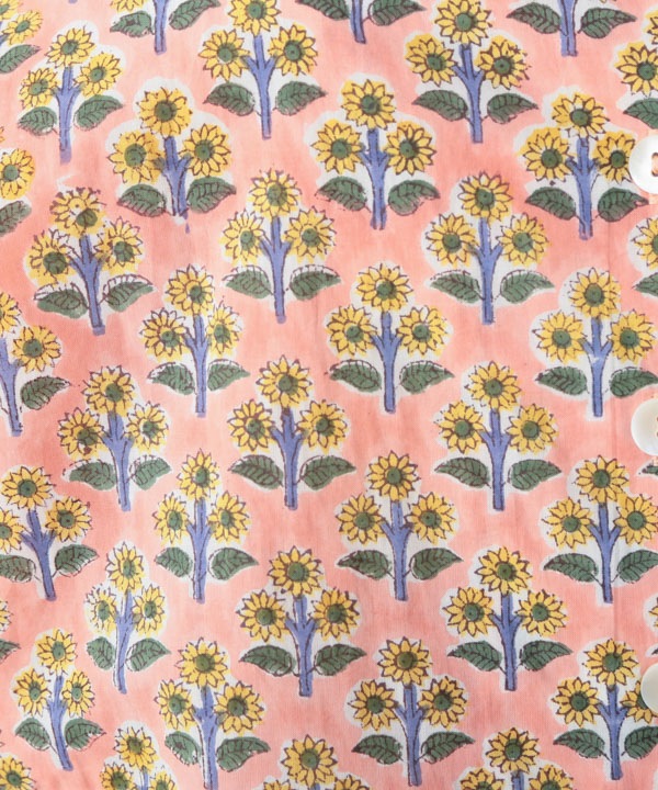 BAGRUブロックプリントコットンワンピース｜KANKAN ONLINE SHOP