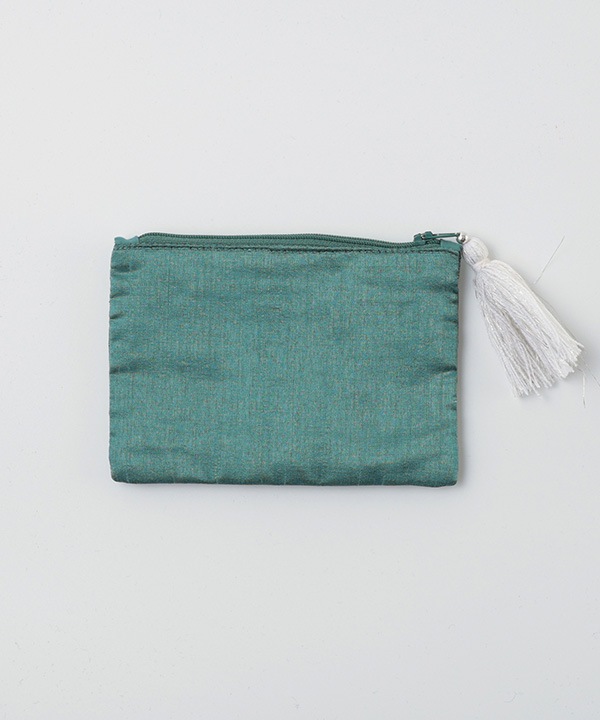 ビーズ刺繍ポーチ 15×10cm （2カラー）｜KANKAN ONLINE SHOP【公式】