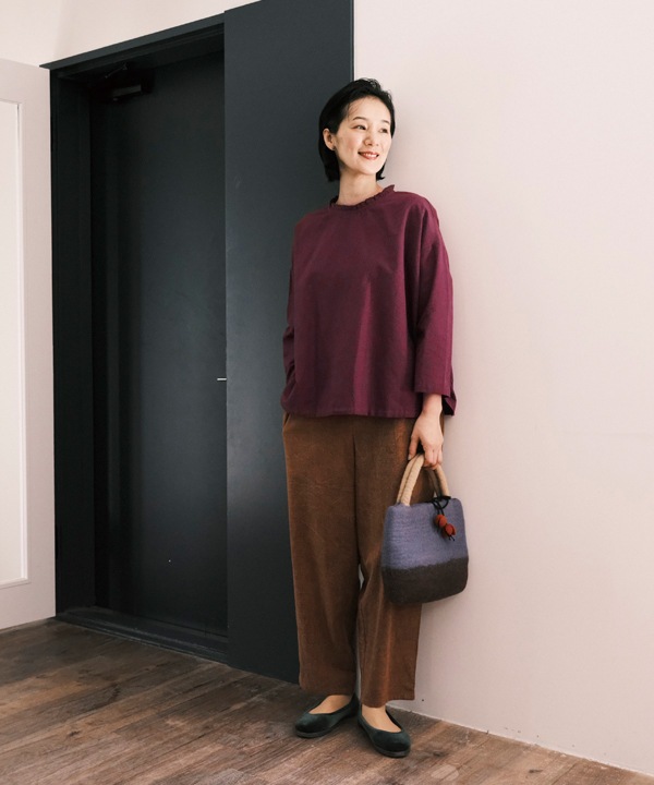 会津木綿　みかんさん専用　ブラウス　ハンドメイドNo.149 会津木綿 みかんさん専用 ブラウス ハンドメイドNo.149 - メルカリ