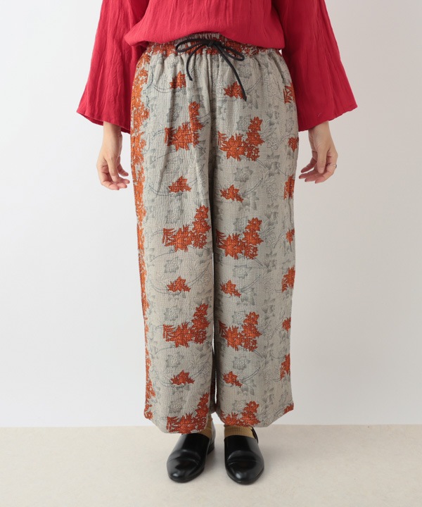 ラリーキルト　セミアンティーク ラリーキルト イージーパンツ（グレー）｜KANKAN ONLINE SHOP【公式】