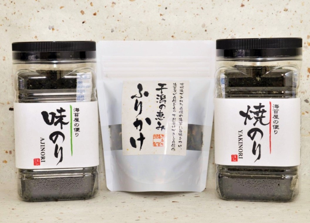海苔の便り(焼・味海苔)+ふりかけセット  [不知火海苔]