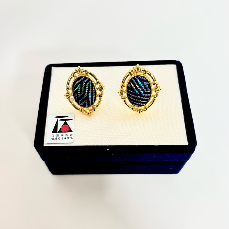 鹿島錦　イヤリング（No.42-13）