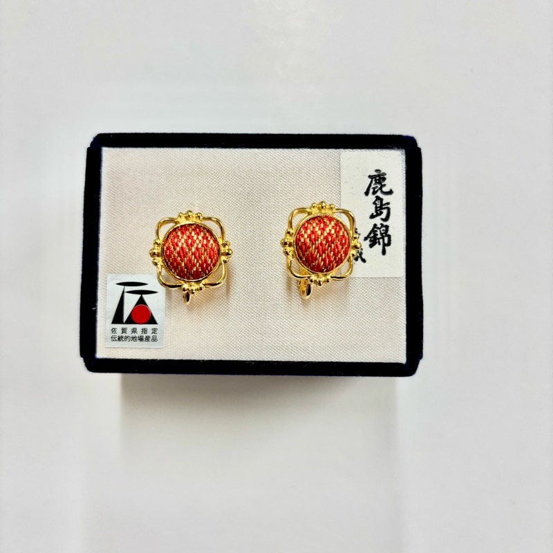 鹿島錦　イヤリング（No.4-118）