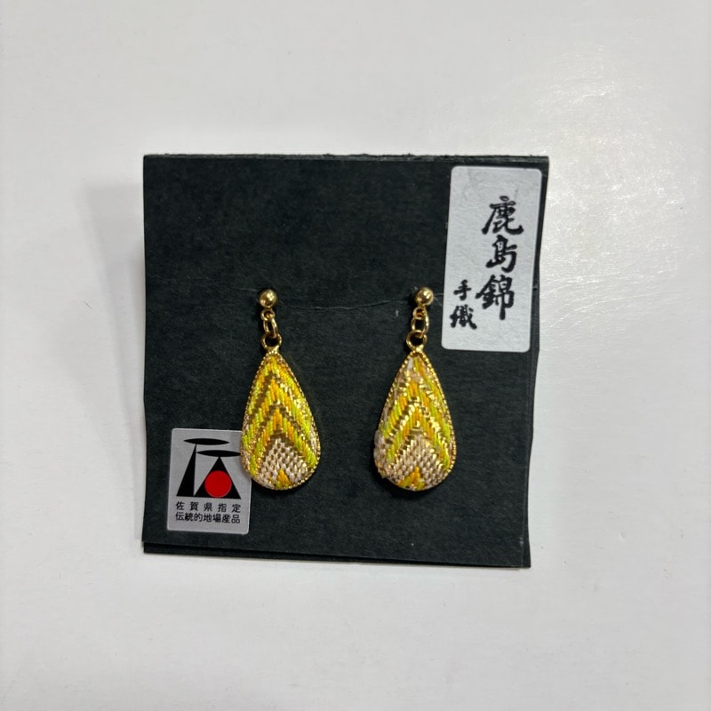 鹿島錦　ピアス（No.3-202）