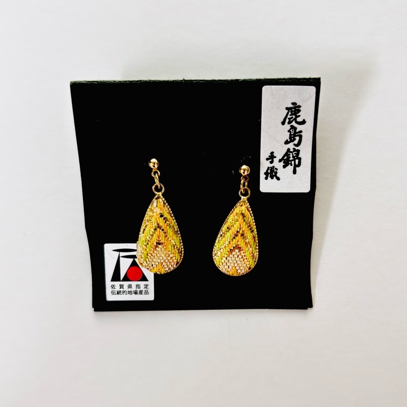 鹿島錦　ピアス（No.3-202）