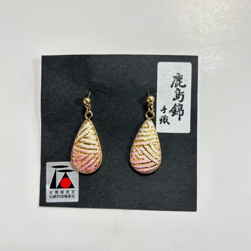 鹿島錦　ピアス（No.7-142）