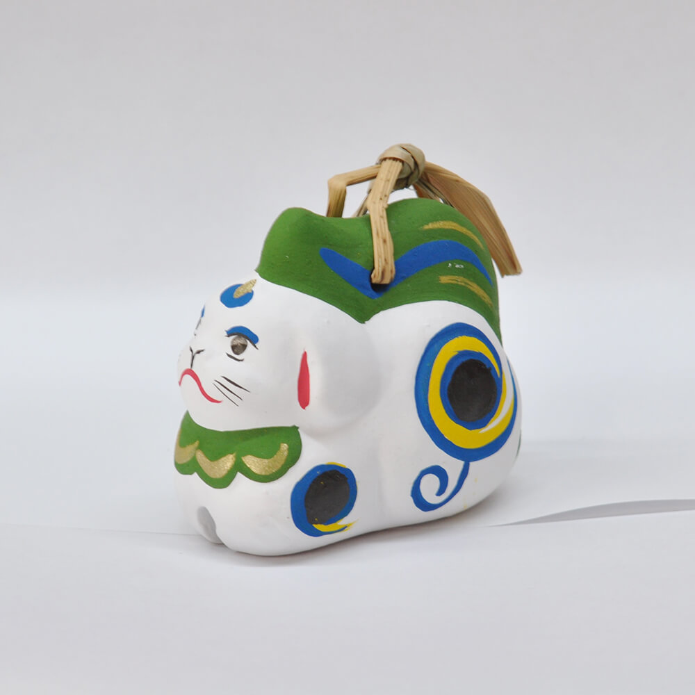 のごみ人形 「狛犬 緑」