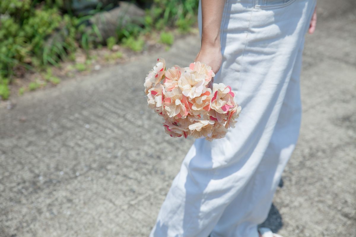 永遠に咲き誇る和の美-ウッドフラワー桜ミニブーケ- [夢木香]