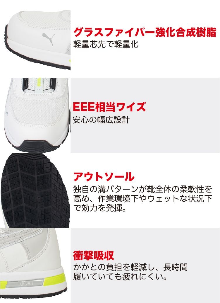 プーマ 安全靴 ハイカット スイッチバック ミッド SWITCHBACK MID DISC