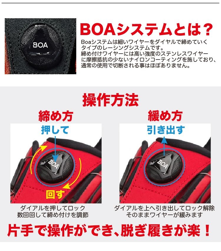 ニューバランス ハイカット 安全靴 ハリスバーグ BOA 作業靴 ダイヤル