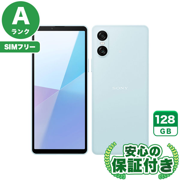 【SIMフリー】Xperia 10 VI SOG14 ブルー [128GB] 本体 [Aランク] |中古Androidスマホ 当社3ヶ月保証|スマートフォン|SIMフリー