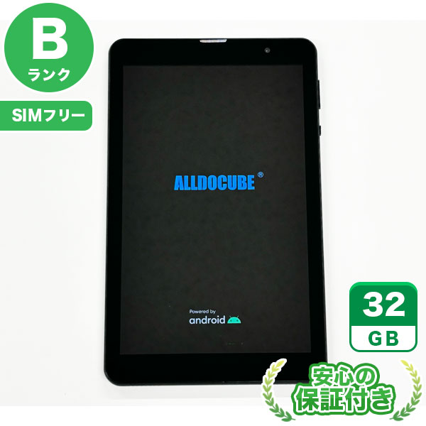 【SIMフリー】ALLDOCUBE Smile 1 ブラック [32GB] 本体 [Bランク] |中古Androidタブレット 当社3ヶ月保証|SIMフリー|タブレット