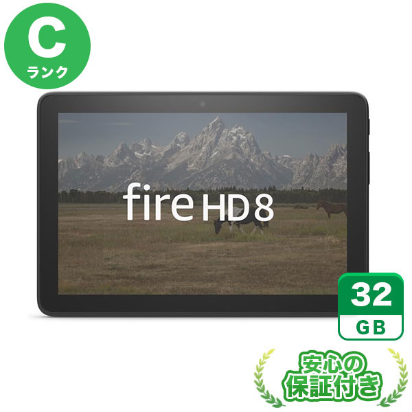Wi-Fiモデル Amazon Fire HD 8 第10世代 (2020) ブラック [32GB] 本体 [Cランク] |中古Androidタブレット 当社3ヶ月保証|Wi-Fiモデル|タブレット