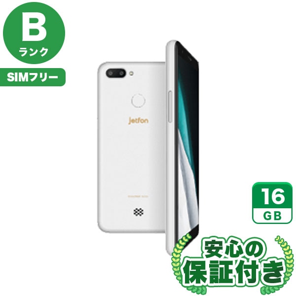 【SIMフリー】jetfon P6 ホワイト [16GB] 本体 [Bランク] |中古Androidスマホ 当社3ヶ月保証