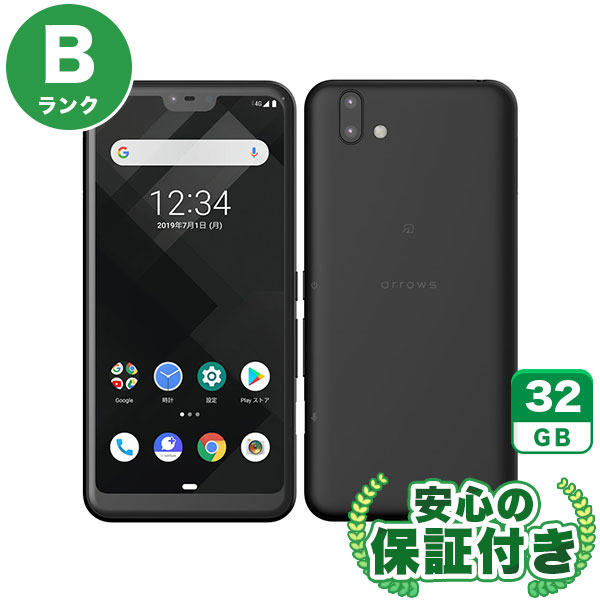 SoftBank arrows U 801FJ ブラック [32GB] 本体 [Bランク] |中古