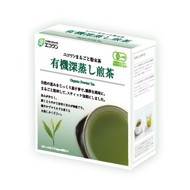 エコワン 有機深蒸し煎茶 30包入 粉末 個包装スティック  鹿児島県産  有機栽培  栄養まるごと 粉末茶 賞味期限2025年9月6日