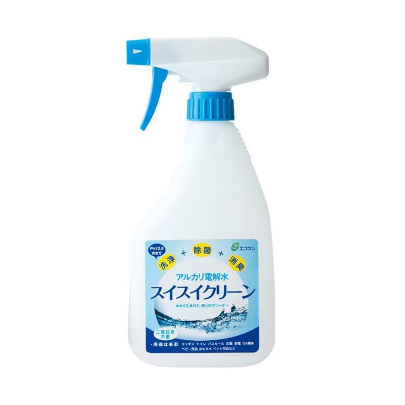 アルカリ電解水 スイスイクリーン ボトル 500ml  洗浄 除菌 消臭 エコワン