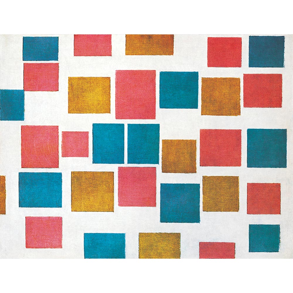 3つカラー面の構成 ２ 【6号】 ピート・モンドリアン 【 額縁が選べる 額入り 複製画 絵画 】