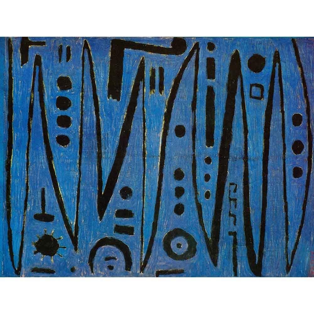 英雄的なヴァイオリン演奏 【6号】 パウル・クレー 【 額縁が選べる 額入り 複製画 絵画 】