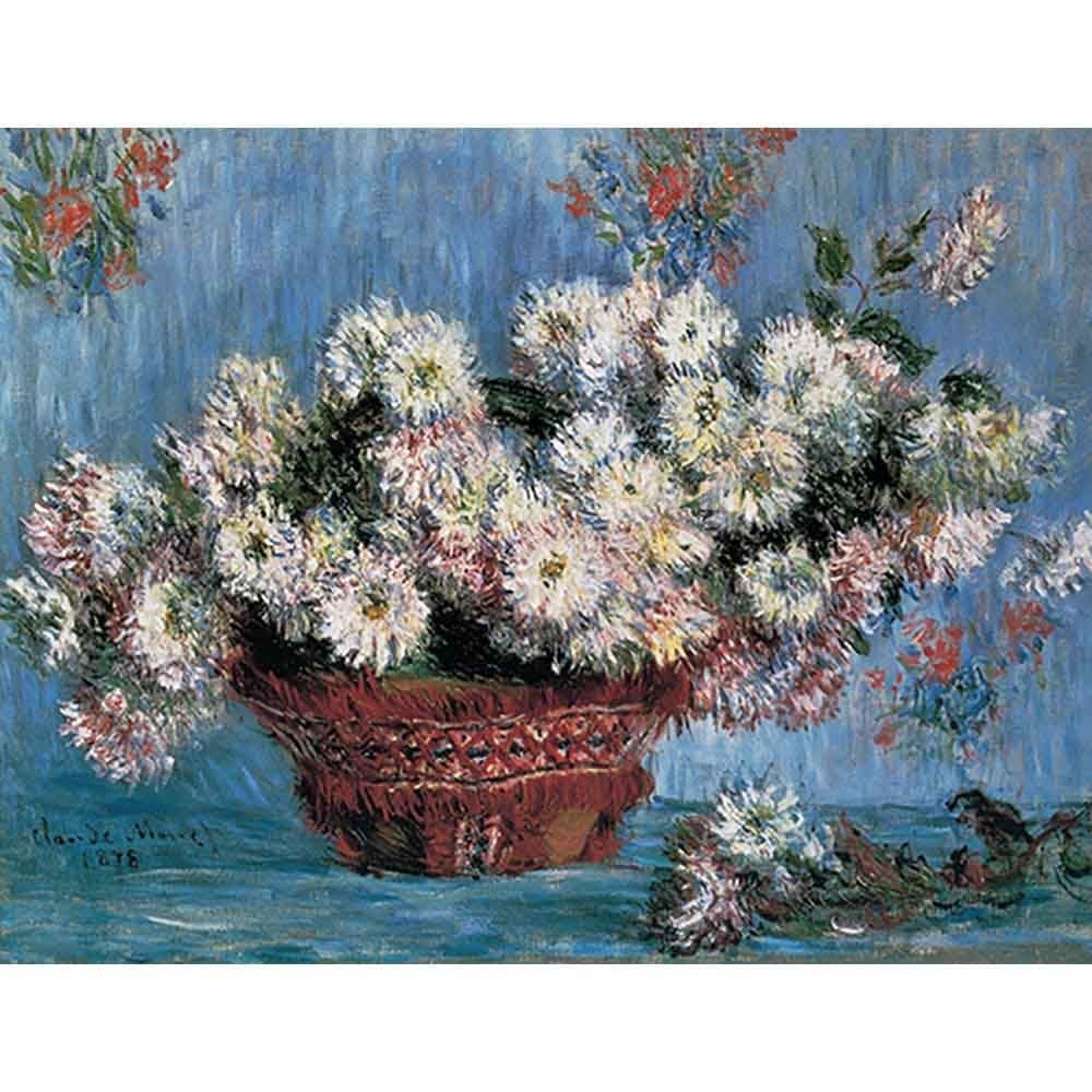 菊の花束 【6号】 クロード・モネ 【 額縁が選べる 額入り 複製画 絵画 】