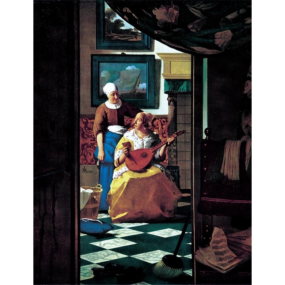 恋愛手紙 【6号】 ヨハネス・フェルメール 【 額縁が選べる 額入り 複製画 絵画 】