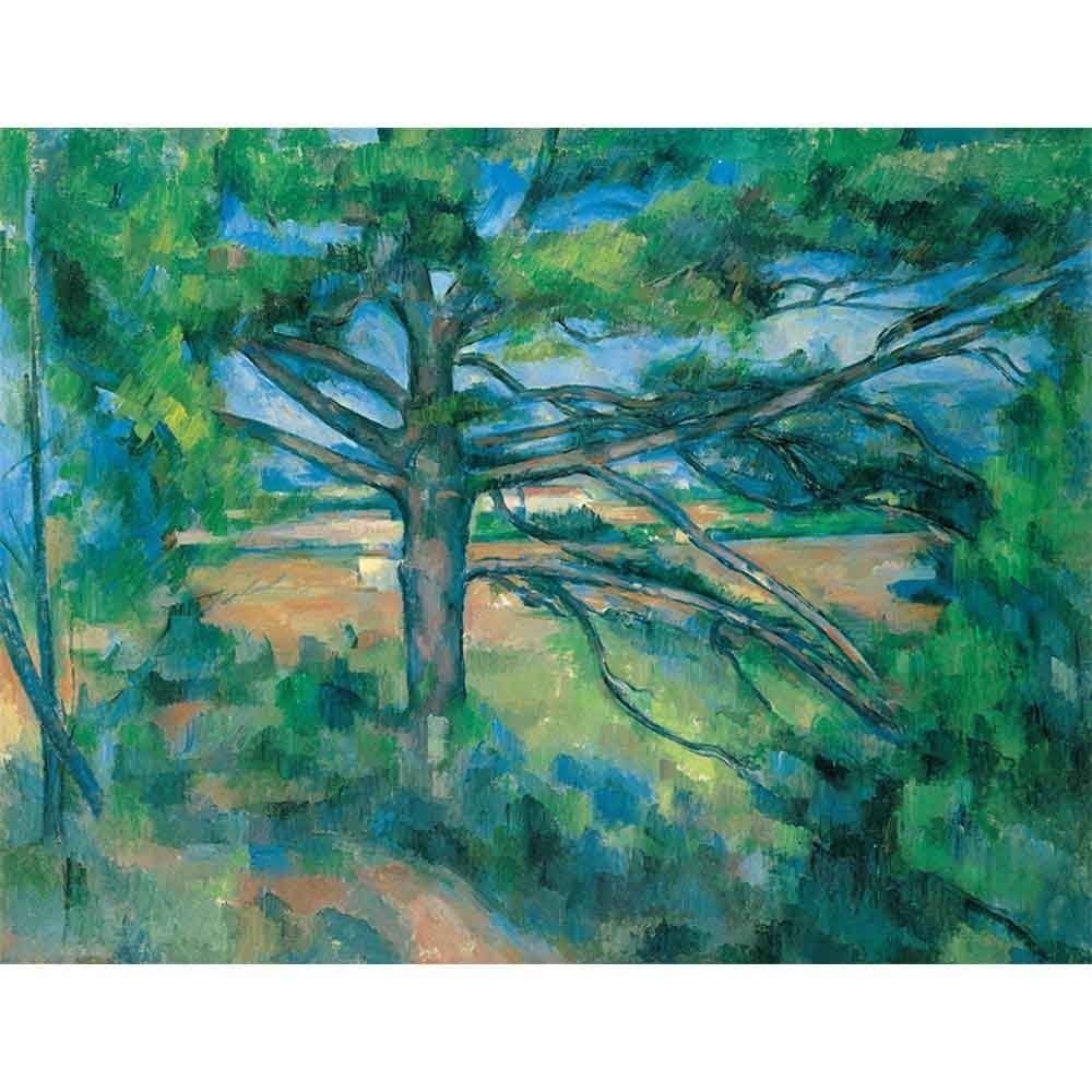 大きな松と赤土 【6号】 ポール・セザンヌ 【 額縁が選べる 額入り 複製画 絵画 】