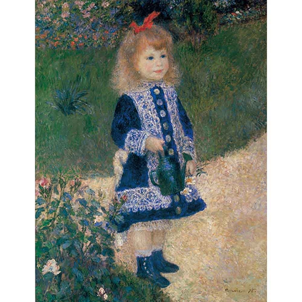 じょうろを持つ少女 【6号】 ピエール＝オーギュスト・ルノワール 【 額縁が選べる 額入り 複製画 絵画 】