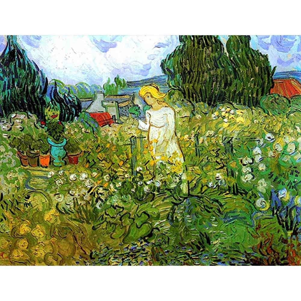 庭のマルグリット・ガシェ 【6号】 フィンセント・ファン・ゴッホ 【 額縁が選べる 額入り 複製画 絵画 】