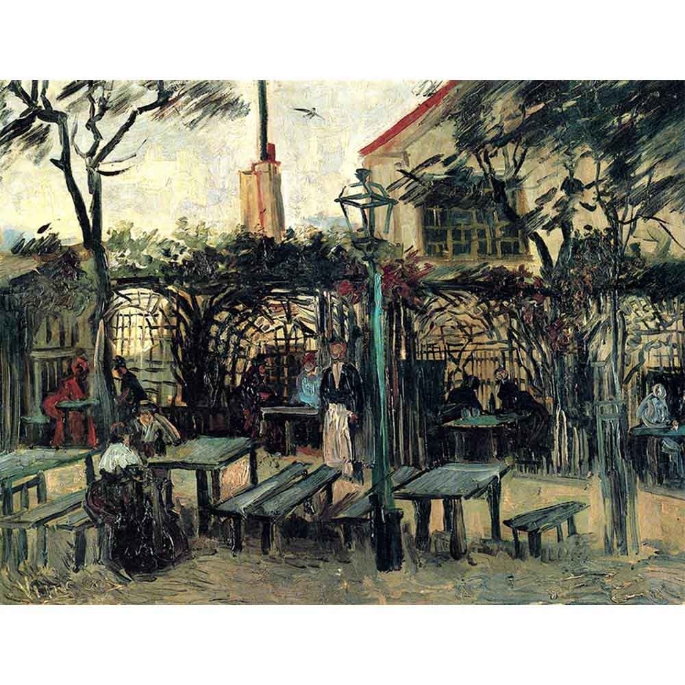 モンマルトルのカフェのテラス 【6号】 フィンセント・ファン・ゴッホ 【 額縁が選べる 額入り 複製画 絵画 】