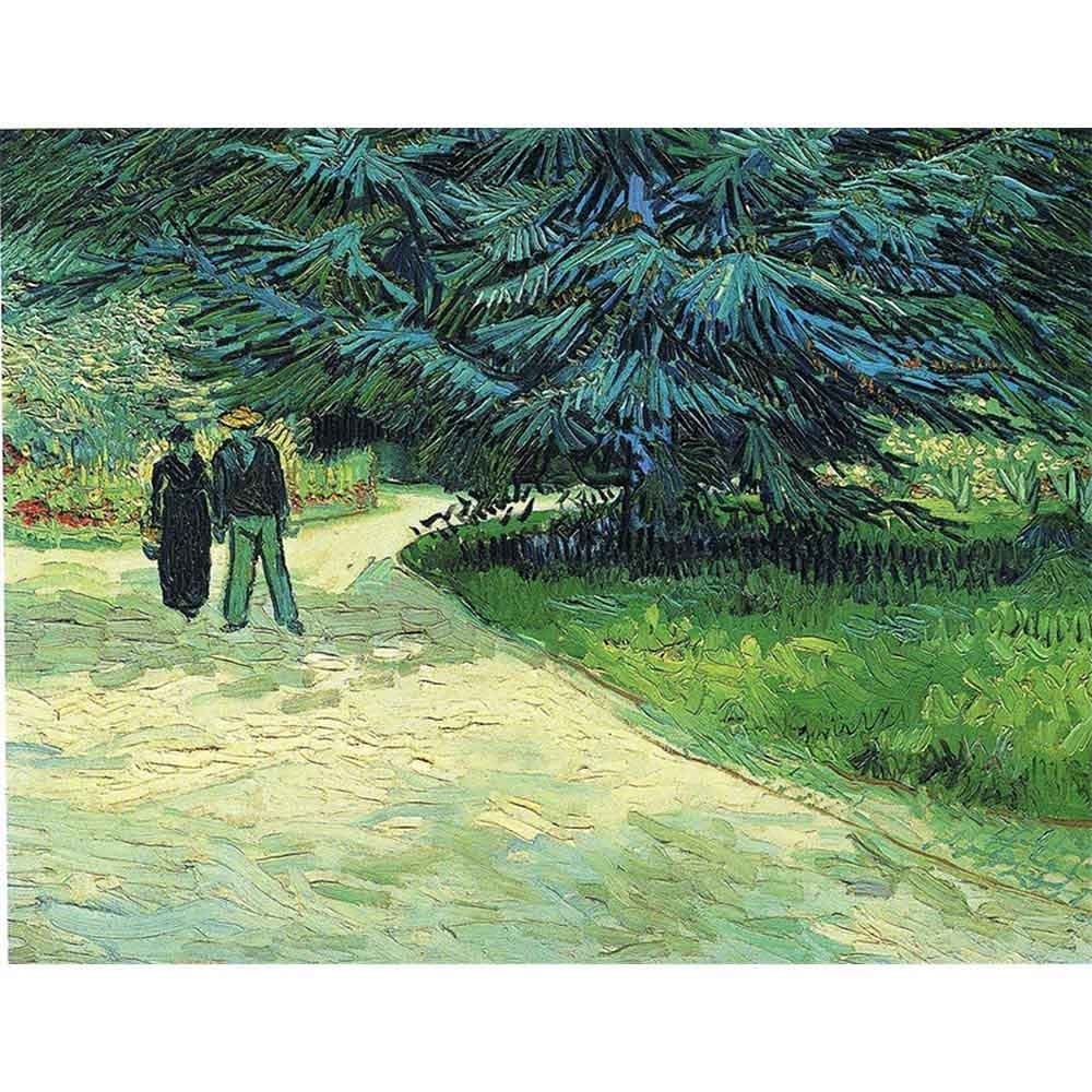 公園、恋人とモミの木 【6号】 フィンセント・ファン・ゴッホ 【 額縁