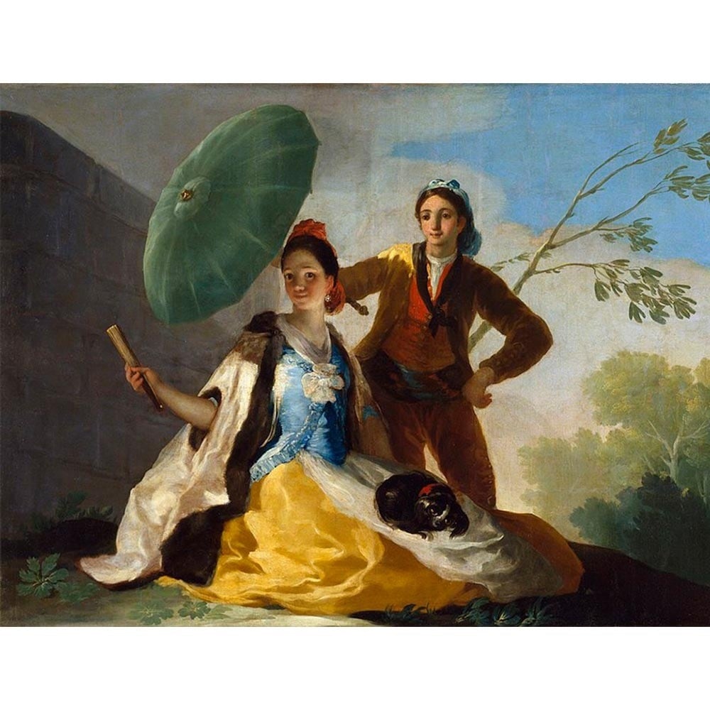 J・A・コンチリョス・ファルコ、風景、新品額装付、画集画、状態良好 パラソル 【6号】 ゴヤフランシスコ・デ・ゴヤ 【 額縁が選べる 額入り