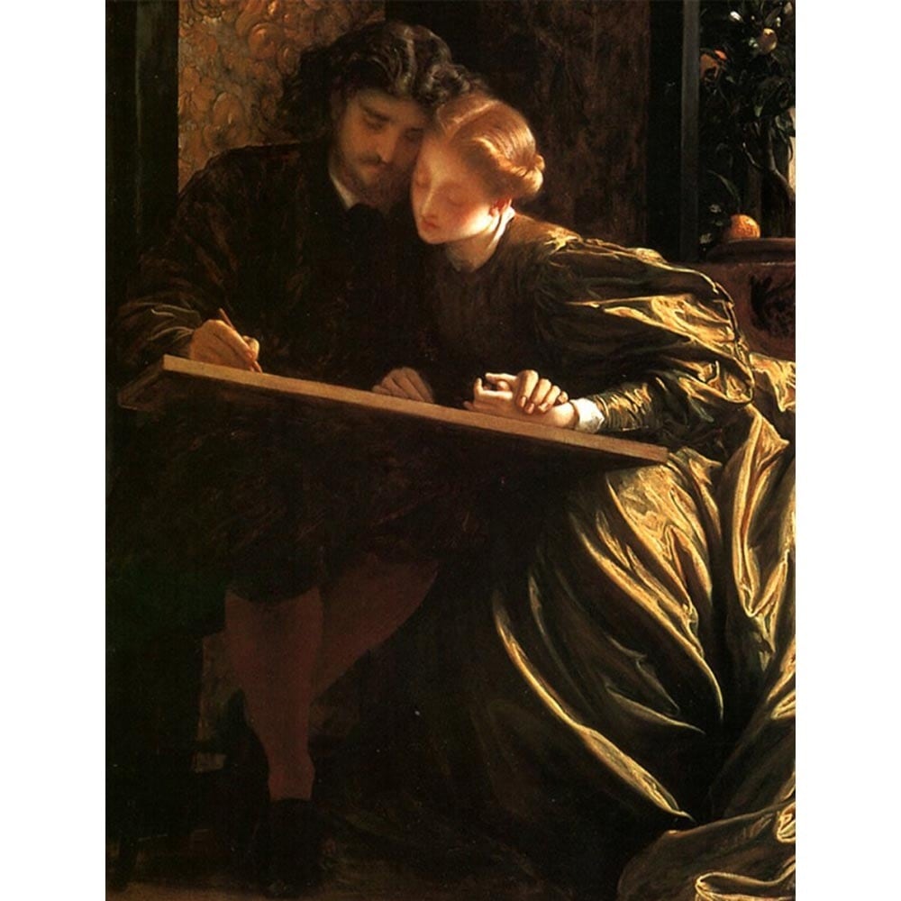 画家の蜜月 【6号】 フレデリック・レイトン 【 額縁が選べる 額入り 複製画 絵画 】