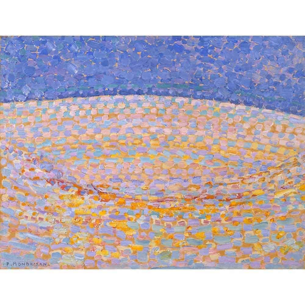 砂丘 【8号】 ピート・モンドリアン 【 額縁が選べる 額入り 複製画 絵画 】