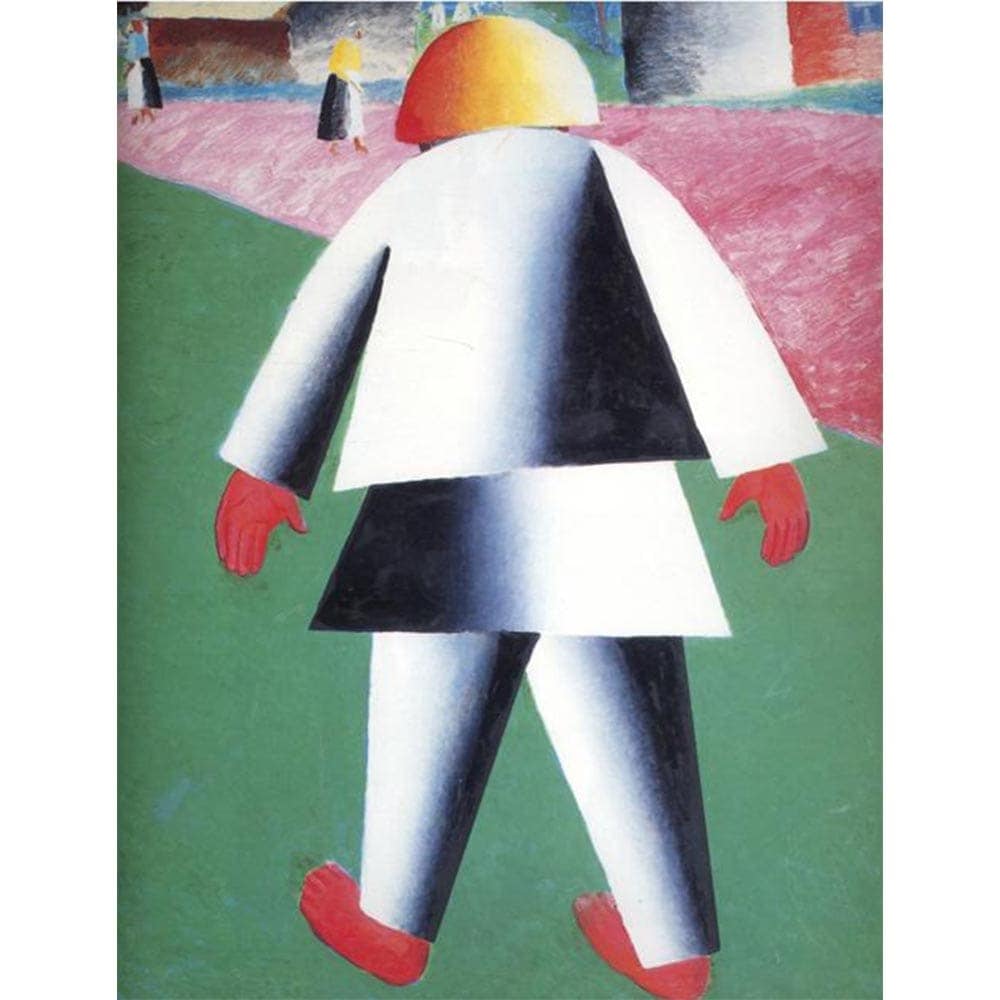 子供 【8号】 カジミール・マレーヴィチ 【 額縁が選べる 額入り 複製画 絵画 】