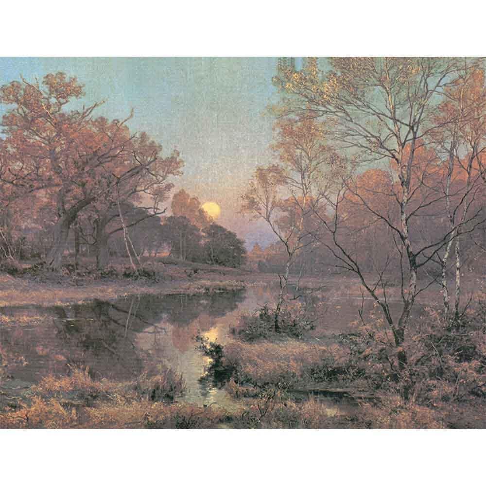 秋の色 【8号】 アルバート・リゴロット 【 額縁が選べる 額入り 複製画 絵画 】