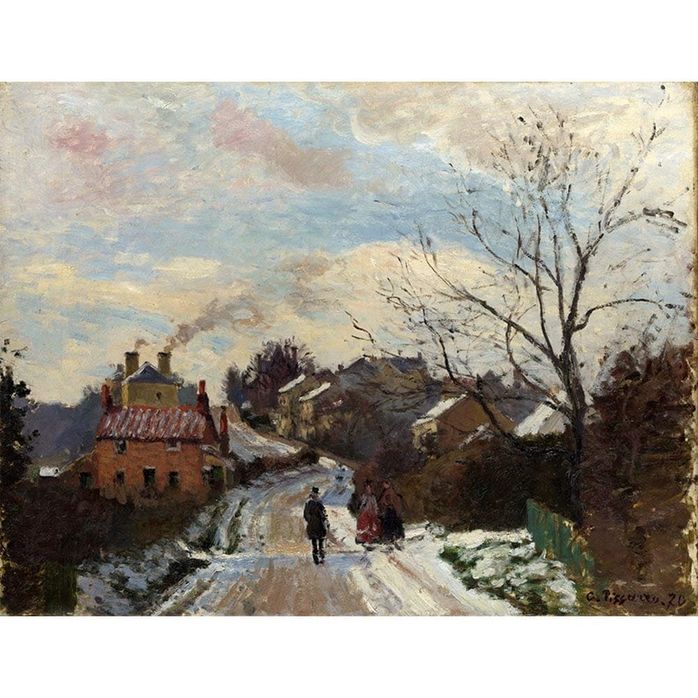 フォックスヒル、アッパーノーウッド 【8号】 カミーユ・ピサロ 【 額縁が選べる 額入り 複製画 絵画 】