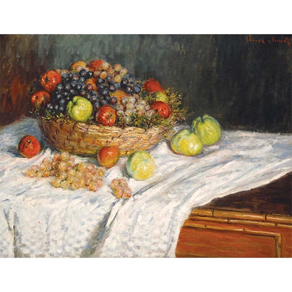 ブドウと果物のある静物 【8号】 クロード・モネ 【 額縁が選べる 額入り 複製画 絵画 】