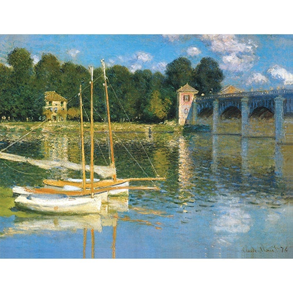 アルジャントゥイユの橋 【8号】 クロード・モネ 【 額縁が選べる 額入り 複製画 絵画 】