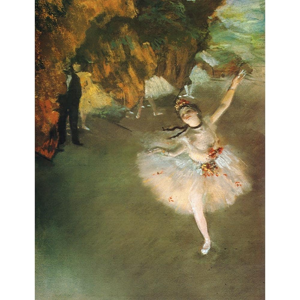 ステージ上のダンスの女の子 【8号】 エドガー・ドガ 【 額縁が選べる 額入り 複製画 絵画 】
